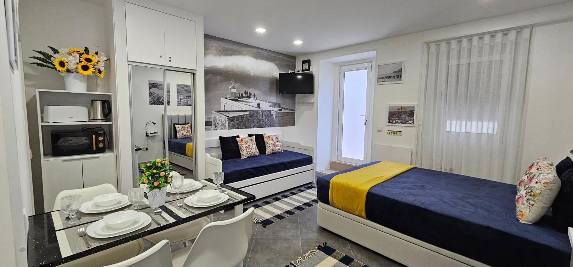 Apartamento Cavaleiro Nazare Bagian luar foto